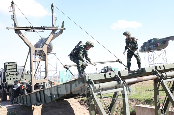 Đội tuyển Công binh Quân đội nhân dân Việt Nam dồn trí và lực cho trận đấu quan trọng